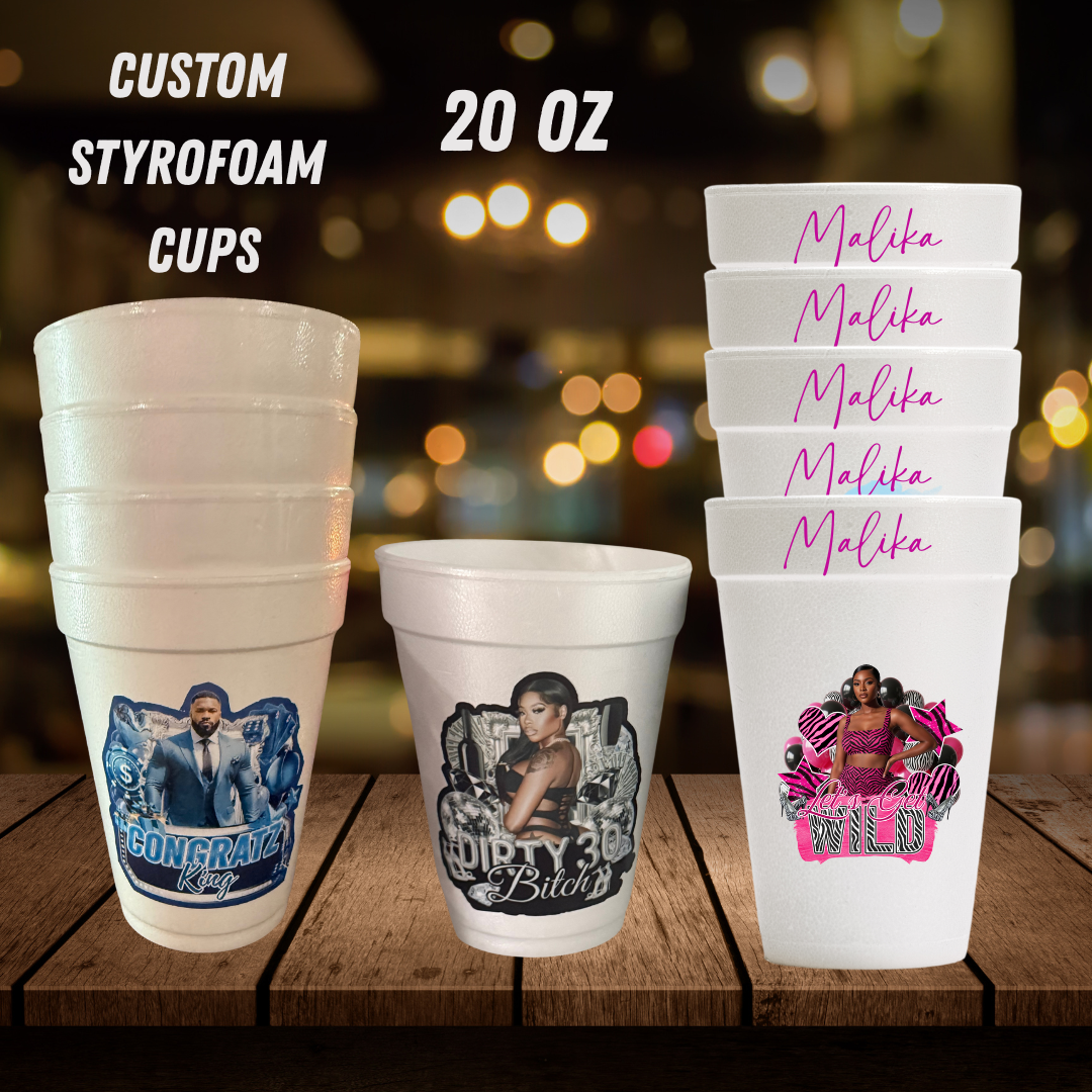 Custom Styrofoam Cups
