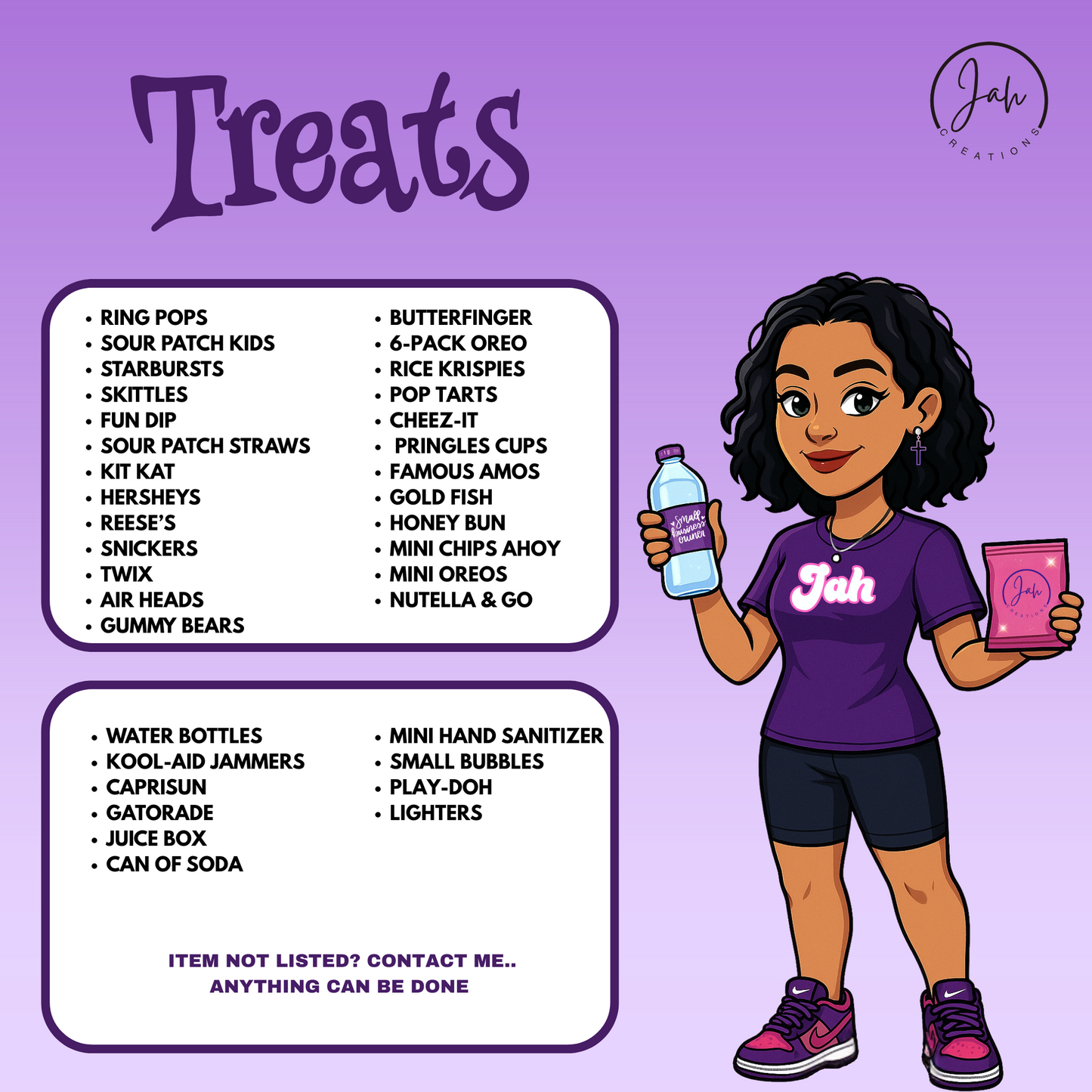 Custom Party Favors - Filled and Unfilled (Labels Only)