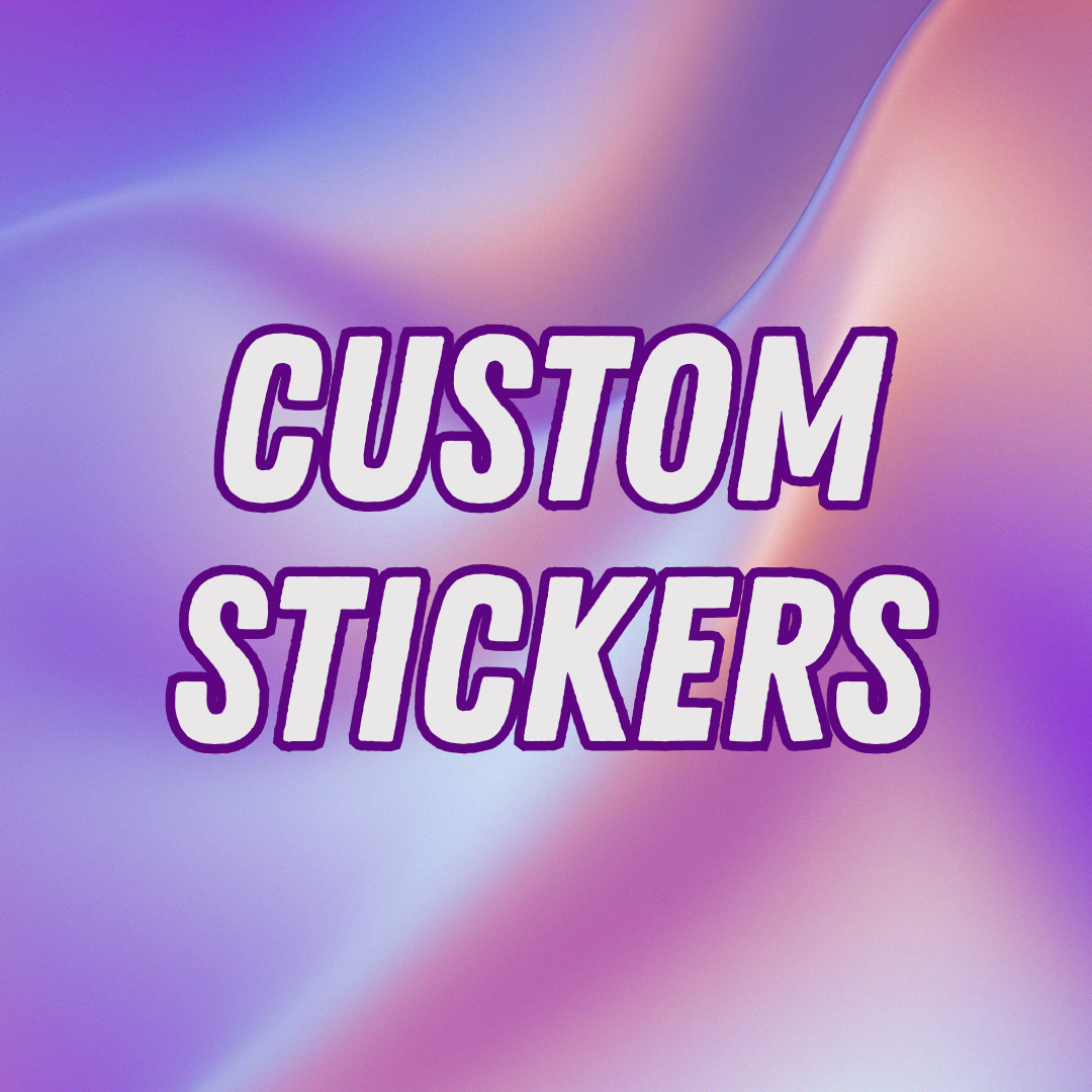 Custom Stickers - ROUND - Set of 12